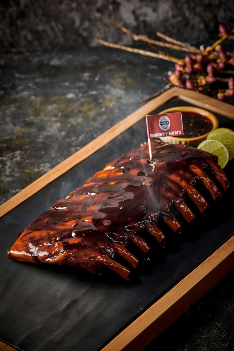 Naughty Nuri's signature BBQ ribs