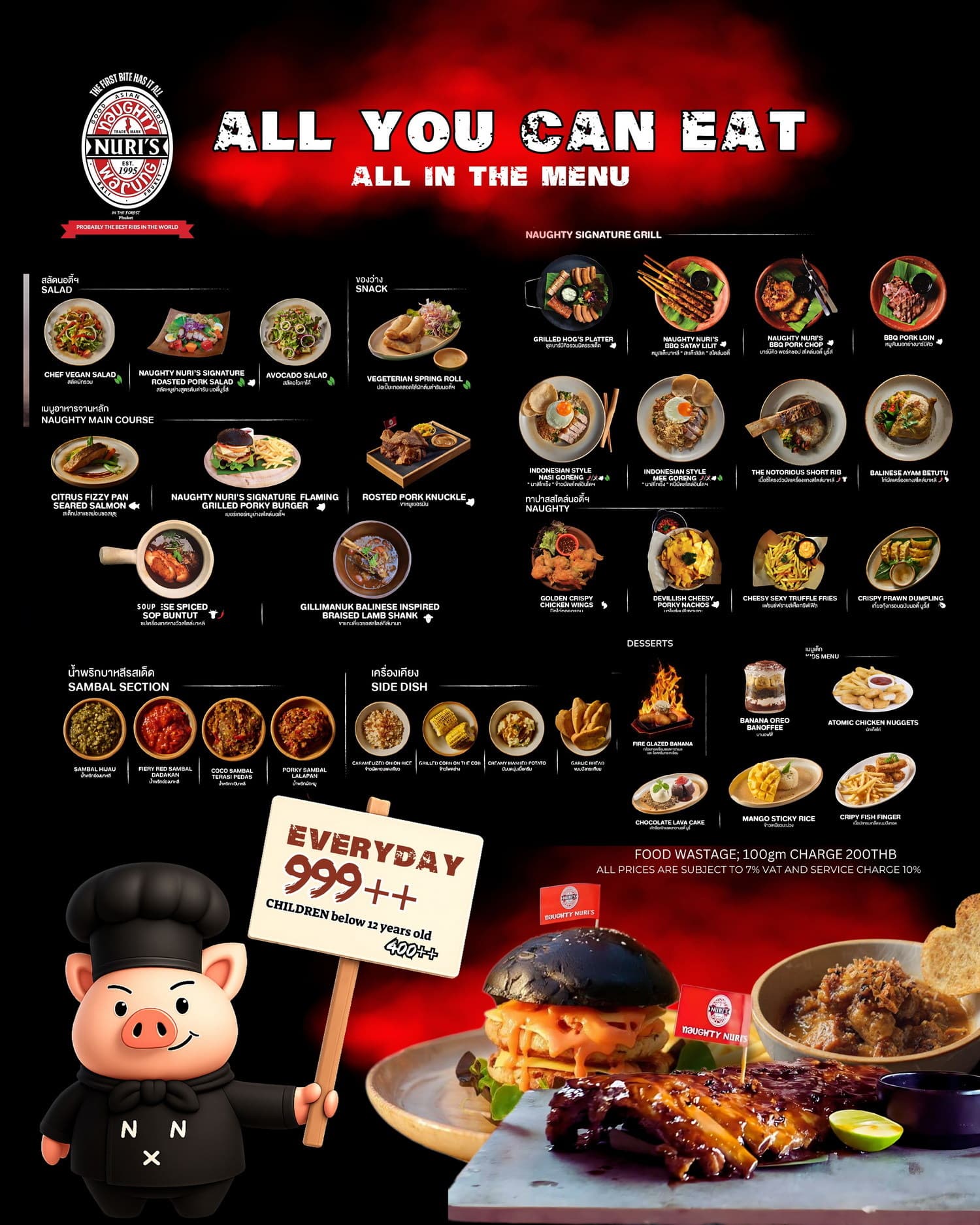 All You Can Eat — Ribs + All Menu